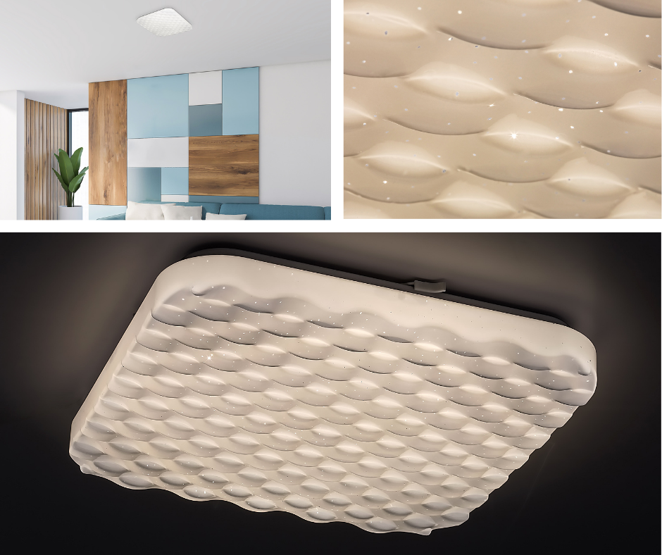 Lampa sufitowa LED Eldrick2 to wyróżniające się rozwiązanie zarówno pod względem funkcjonalności, jak i wzornictwa.